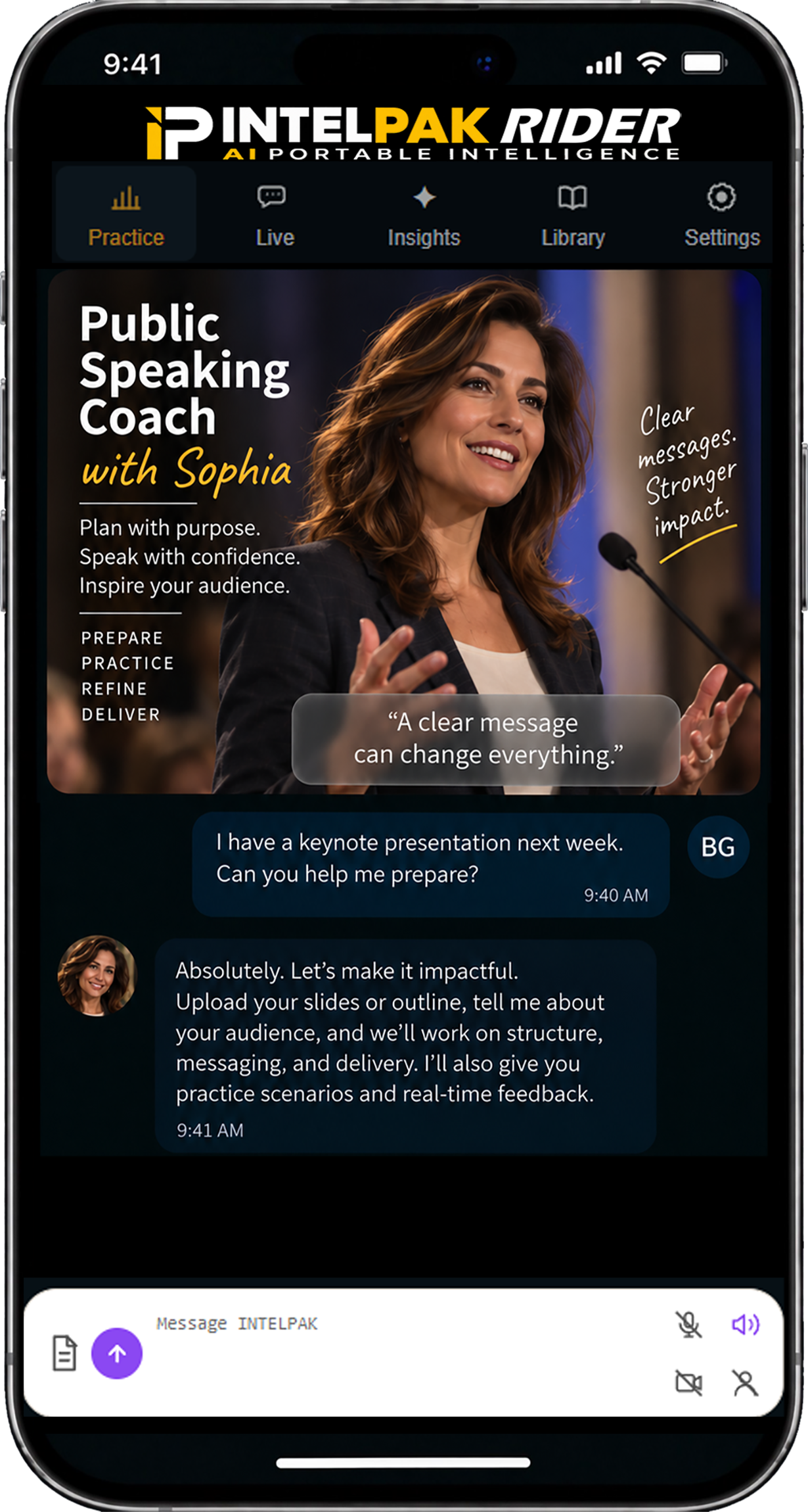 Public Speaking Coach
